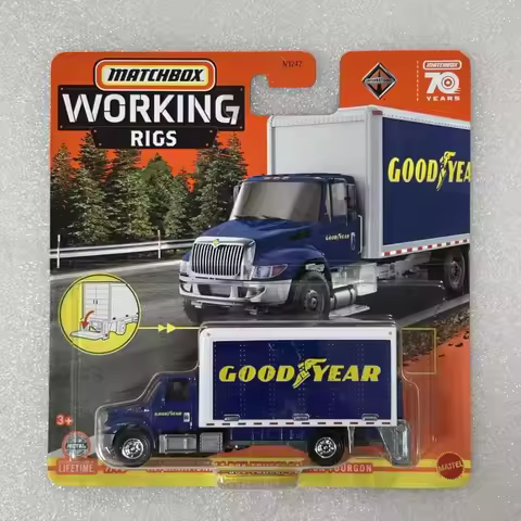 Hot Sale Original Matchbox N3242 Working Rigs Serise Die Cast Model Toys Car Fedex Truck Box Truck C