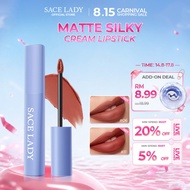 SACE LADY Lipmatte Velvet Matte Lipstick Lip Cream Waterproof Lip Matte Tahan Lama