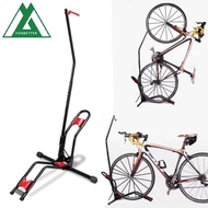 FORBETTER Upright Bike Stand, Adjustable Height Space-Saving Bike Storage Rack, Single Vertical Freestanding Secure Storing Bike Wheel Holder Apartment