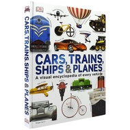 DK cars trains ships and planes hardcover popular science Atlas of vehicles DK original English book
