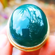 Batu Akik Bacan Doko Cincau Super Kristal Tembus Jumbo High Quality