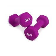 3KG Dumbell 4kg Dumbbell 3KG Dumbell 4KG Dumbell Hexagon Weight Trainings Workout Exercises女士哑铃 健身哑铃