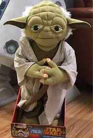 Star Wars Life Sized Yoda Plush, 星球大戰 尤達大師公仔 約 1/1 大小