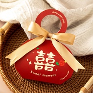 喜糖盒 Wedding Candy Box door gift with Ribbon