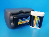 PowerSmart ชุดแบตเตอรี่ชาร์จได้ Canon 2CR5 สำหรับ EOS 1 EOS 3 แบตเตอรี่กล้องแบบมีสายไฟ 6V ความจุแบตเ