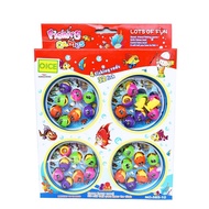 Children's Fishing Toys Fishing Games 4 Fishing Pools Box 32 Pcs