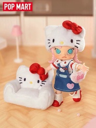 POPMART泡泡瑪特MOLLY Hello Kitty可動人偶可愛卡通手辨