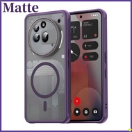 Frosted Clear Magnetic Case for Nothing Phone (3a) Lite CMF Phone 2 Pro Phone (3) Phone (3a) Pro Pho