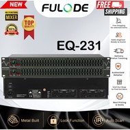 FULUODE EQ-231 Graphical equalizer 31-band stereo equalizer suitable for home audio dual-channel pro