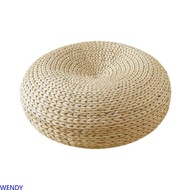 Yuyqaw Straw Seat Cushion Round Weave Tatami Cushion Yoga Mat Rattan Chair Seat Flat Cushion Studio