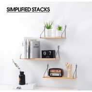 Wooden Hanging Shelf Wall Shelf Floating Shelf Wooden Shelf Wall Grid
