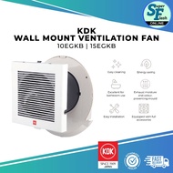 KDK Wall Mount Ventilation Fan 10EGKB / 15EGKB include accessories