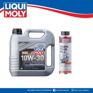 COMBO Liqui Moly Semi Syn MOS2 10W30 4L Engine oil + Engine Flush 300mL