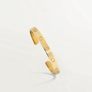 Original 18K gold bracelet Ka home 18K gold open bracelet fashion men's and women's LOVE series 18K 