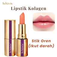 SCHANIS Lipstik Kolagen Mesra Wuduk Tahan Lama Ikut Darah Lipstik Pemerah Bibir Hitam Murah