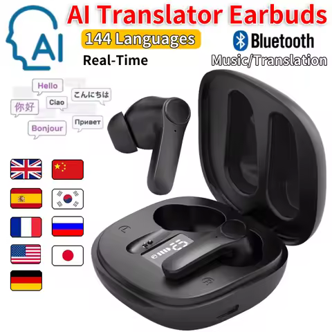 I Translator Earbuds Real-Time Translators Headphones 144 Languages voice translator Wireless Blueto