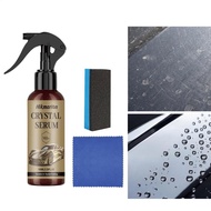 Car Ceramic Coating 9H Paint Care Agent 100ml Car Coating Spray with Sponge and Towel for Automotive