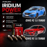 ASUKI Japan Double Spark Plug Iridium Civic Fc F.5 Turbo Civic Fe 1.5T 1set 4pcs aixeh22ttn