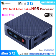 Beelink Mini S12 Intel 12th Gen Mini PC Windows 11 DDR4 8GB 16GB 256G SSD Desktop Gaming Computer