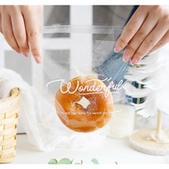 50PCS BREAD/COOKIES SELF ADHESIVE PLASTIC BAG&PACKAGING - PLASTIK ROTI