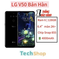 Điện thoại LG V50 ThinQ Ram 6 | 128Gb  màn 2K+ “64 inch bản Hàn ngoại hình đẹp