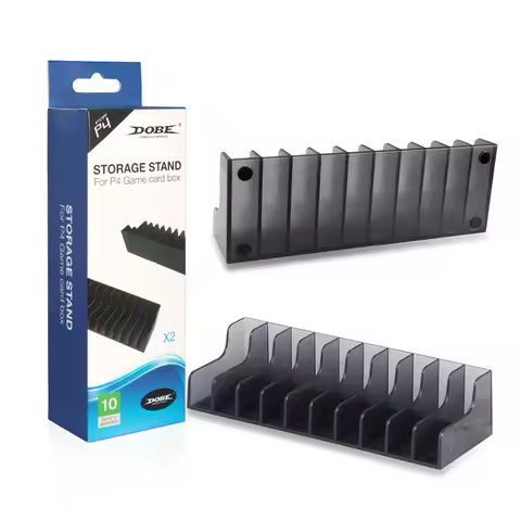 2 pcs set for Playstation4 PS4 PS5 Game CD Discs Storage Display Stand Bracket Holder Accessories fo