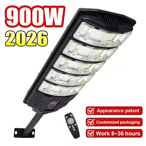 900W/800W/400W/100W Solar LED Outdoor Lighting Motion Sensor Super Bright Wall Lamp Waterproof Solar