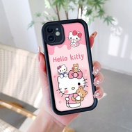 Casing hp iPhone 11 Pro Max aesthetic cute Hello Kitty pelindung silikon Kesing lunak Softcase