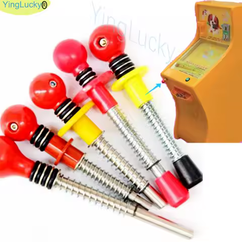 Pinball Machine Pachinko Rod Lever Puller Manual Pull Rod Spring Carnival Pinball Parts Shooting Gam