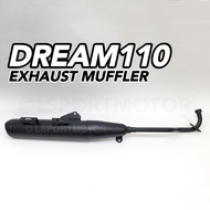HONDA DREAM110 EXHAUST MUFFLER (STANDARD) EKZOS PIPE 18350-KZV-M00 EX5 DREAM 110