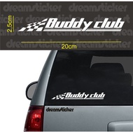 Buddy club stickers
