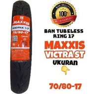 Maxxis victra 70/80 17 tubeless motorcycle tire /matic NEW PROUKSI 2025 yes