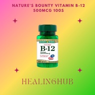 NATURE'S BOUNTY VITAMIN B-12 500MCG 100S