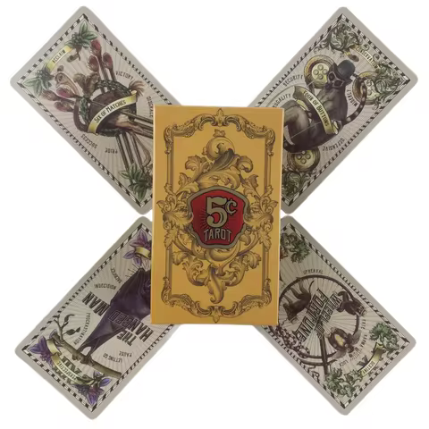 5 Cent Tarot Cards A 82 Deck Oracle English Visions Divination Edition Borad Past Present Future Pla