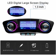 Bluetooth Audio Receiver FM Transmitter USB Charger - BT06 - Black