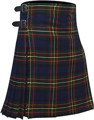 Scottish Men's 8 Yard Tartan Kilt, Highland Wedding Kilt