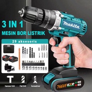 766VF Cordless Drill Electric Impact Drill 1400Rpm Multi-functional 3 In 1 ScrewDriver Hammer Drill 