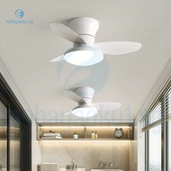 Household LED Ceiling Fan Light 6 Levels Adjustable Frequency Conversion Electric Fan Lamp 25 Inches
