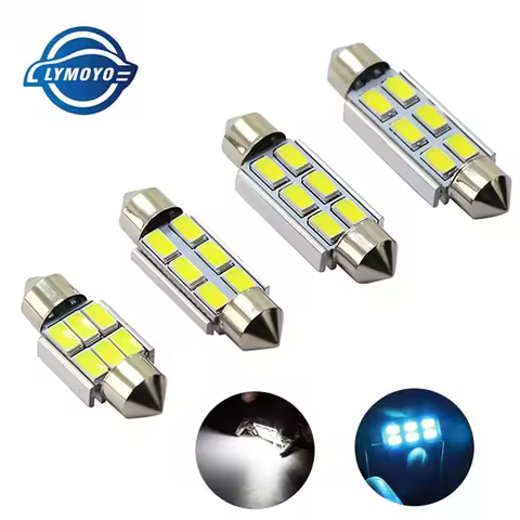 1pcs C5W Error Free C5W C10W LED Bulb 31 36mm 39mm 42 Interior Reading Light Festoon Auto Dome Licen