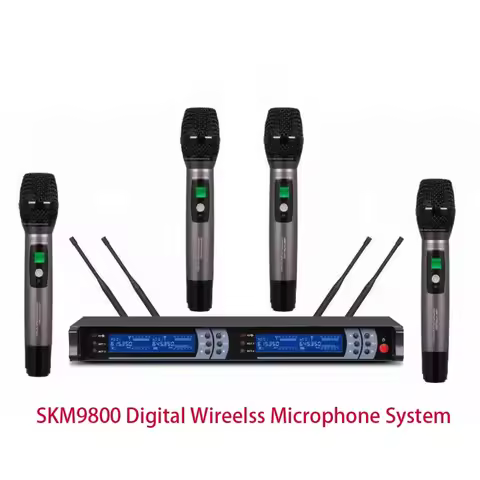 MiCWL SKM9000 EW500 G4 Digital Wireless Microphone System 4 SKM9800 Handheld DJ Karaoke Stage Studio