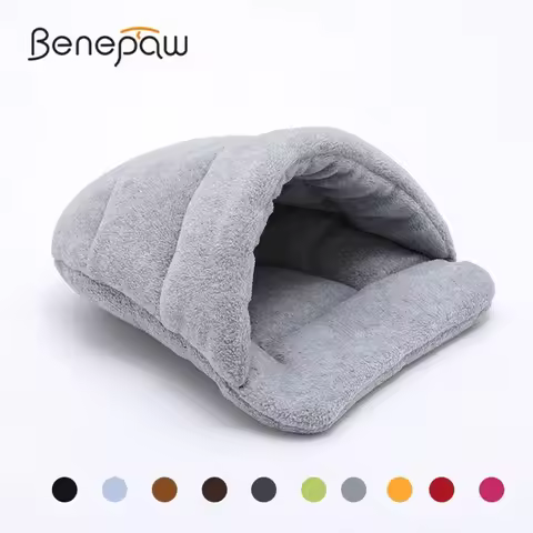 Benepaw Quality Warm House Cat 10 Colors Hot Sale Cozy Soft Cat Sleep Bag Kitten Portable Winter Aut