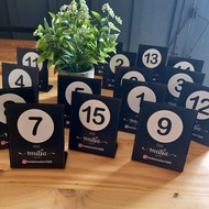 Cafe Table Numbers Acrylic Table Numbers