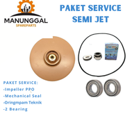 PAKET SERVICE POMPA AIR SEMIJET SHIMIZU SEMI JET 100 108 250 400 BIT / Kipas Impeller Inpeler Mesin