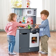 Hape(德国)厨房玩具宝宝情景角色扮演益智玩具仿真超能声光模拟厨房女孩男孩生日节日礼物 3岁+ E3166