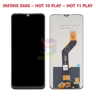 LCD INFINIX HOT 10 PLAY ~ HOT 11 PLAY ~ X688 FULLSET + TOUCHSCREEN ~ BENITECH