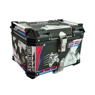 Aluminum Alloy Trunk Motorcycle Trunk Scooter Rear Trunk Detachable Thickened Electric Car Quick Rel