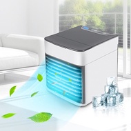 USB Mini Portable Air Conditioner Arctic Air Cooler Humidifier Purifier LED Light Personal Space Fan