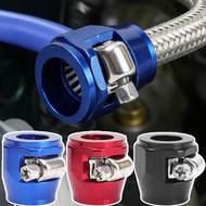 1/2/4pcs AN6 AN8 Aluminum Alloy Throttle Hose Clamp, Fuel Line Clamp with Secure Fixation for Automo