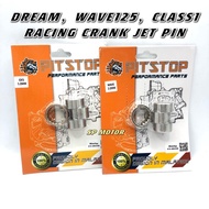 JET PIN JACK PIN CRANKSHAFT PIN RACING EX5 DREAM WAVE125 CLASS1 PITSTOP JETPIN 2MM 3MM 4MM 5MM 6MM 7