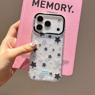 ins Star Shock-Resistant Phone Case With AI Button Protection Suitable For iPhone17 16 15 14 13 Pro 